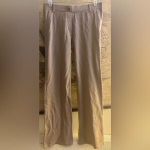 Betabrand DPYP Classic Tan Flare Pants SZ Medium